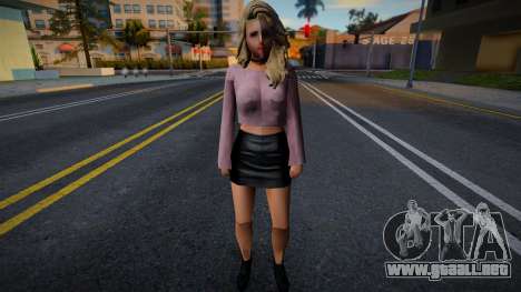 Chica vestida de civil v4 para GTA San Andreas