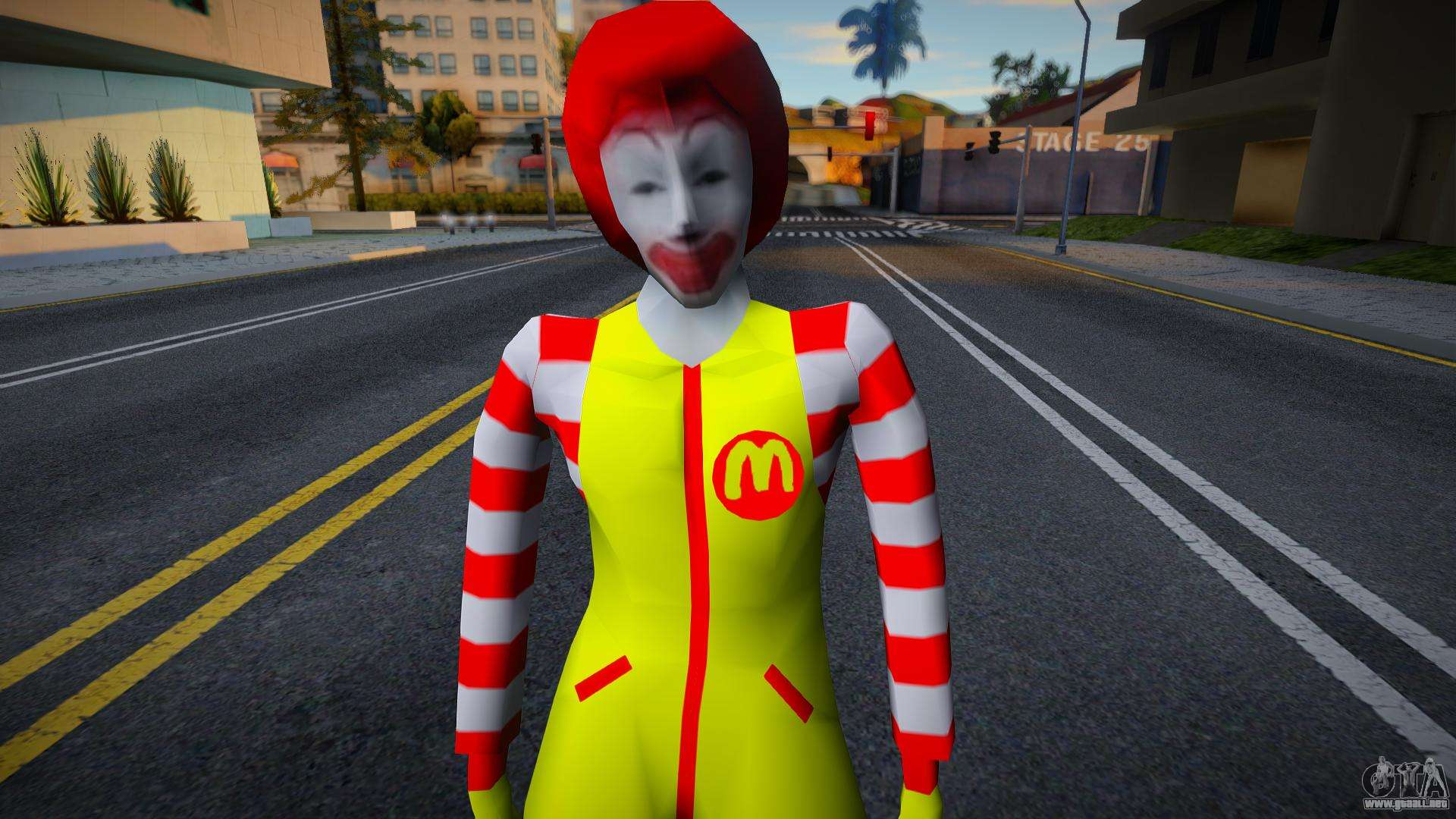 Filipino Ronald McDonald Para GTA San Andreas Filipino Ronald McDonald Para GTA San Andreas
