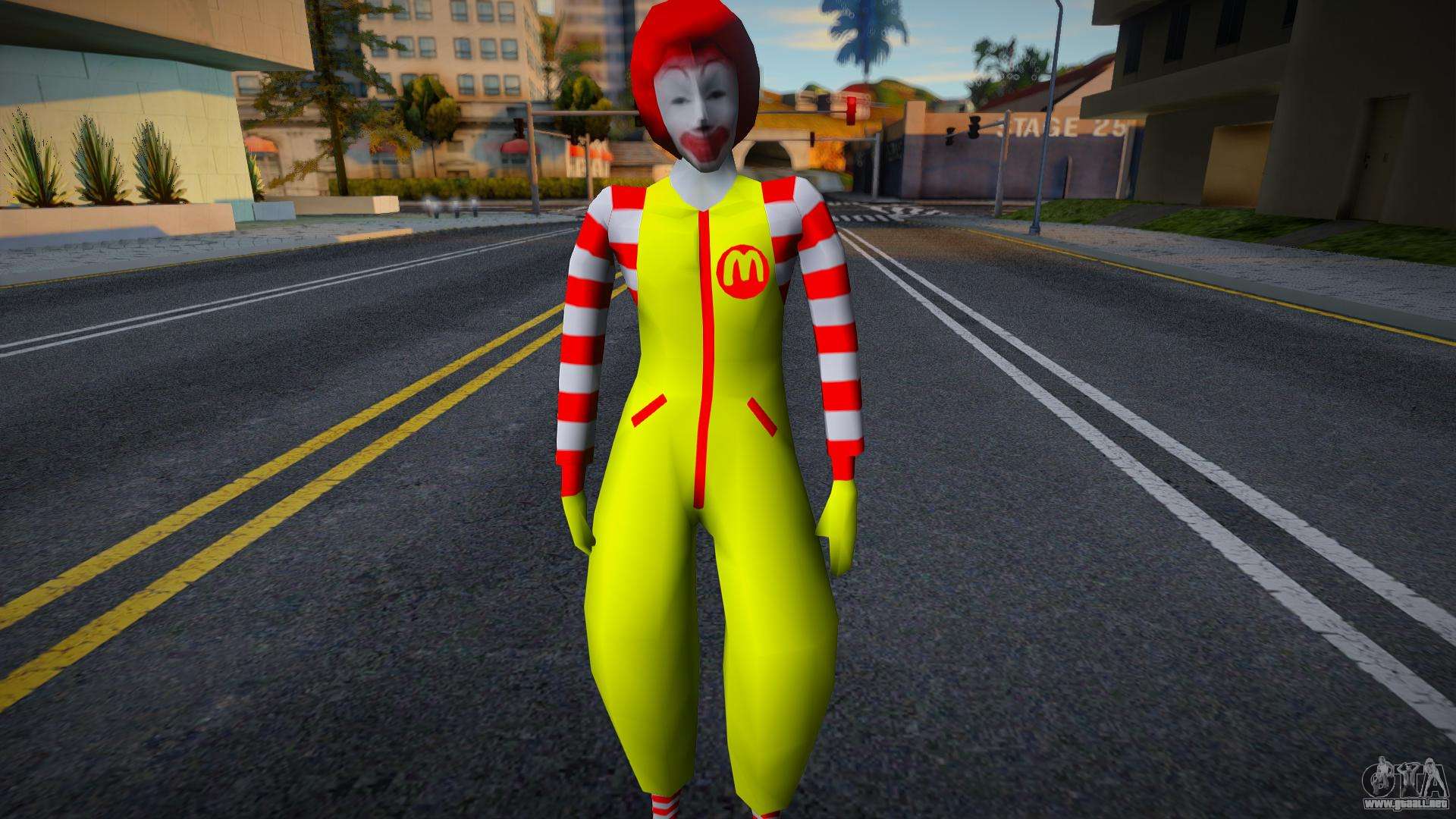 Filipino Ronald McDonald Para GTA San Andreas Filipino Ronald McDonald Para GTA San Andreas