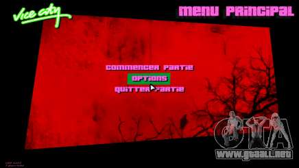 Zombie Apocalipsis Menu para GTA Vice City