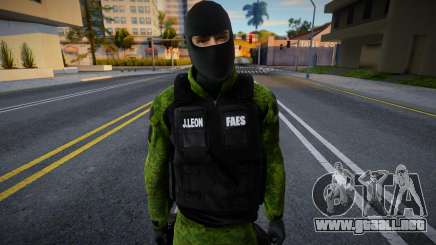 Soldado de FAES V2 para GTA San Andreas