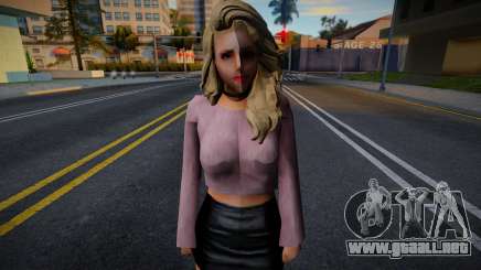 Chica vestida de civil v4 para GTA San Andreas