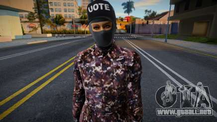 EMPLEADO DE FAES UOTE V1 para GTA San Andreas