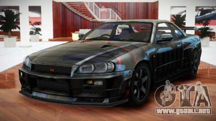 Nissan Skyline R34 GT-R V-Spec S8 para GTA 4