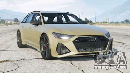 Audi RS 6 Avant (C8) 2019〡add-on para GTA 5