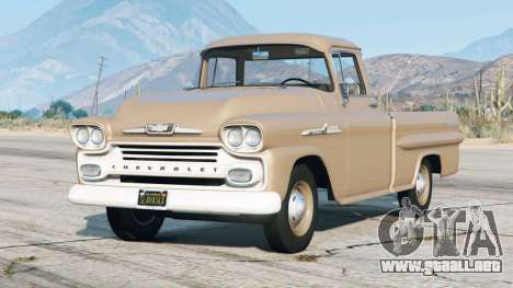Chevrolet Apache 31 Fleetside Pickup 1958