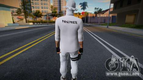 White Gang Skin v5 para GTA San Andreas