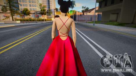 Chica en vestido 7 para GTA San Andreas