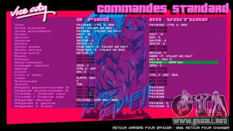 Hotline Miami Menu HD v8 para GTA Vice City