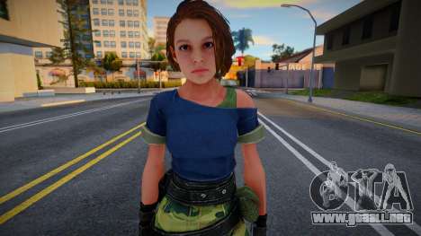 Military Jill Valentine para GTA San Andreas