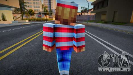 Steve Body Skin v254 para GTA San Andreas