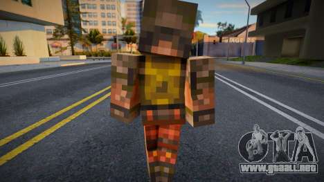 Steve Body Skin v105 para GTA San Andreas