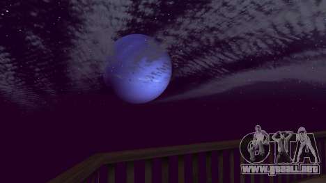 Planeta en lugar de Luna v9 para GTA San Andreas