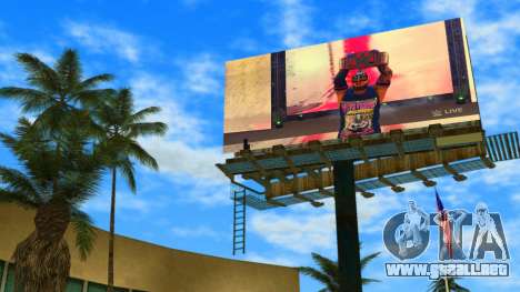 Rey Mysterio Champion WWE2K22 Billboard para GTA Vice City