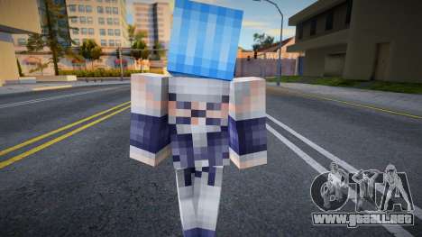 Steve Body Skin v72 para GTA San Andreas