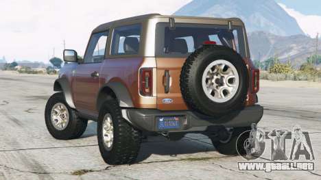 Ford Bronco Badlands 2 puertas 2021