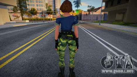 Military Jill Valentine para GTA San Andreas