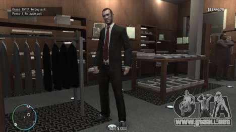 Open Suits IV para GTA 4