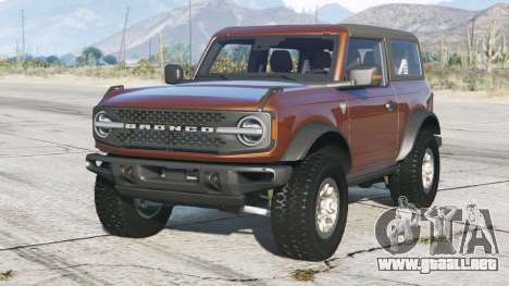 Ford Bronco Badlands 2 puertas 2021