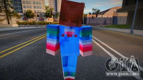 Steve Body Skin v18 para GTA San Andreas