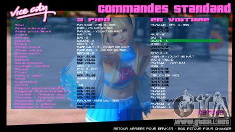 Marie Rose DOA Menu 1 para GTA Vice City