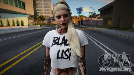 White Gang Skin v2 para GTA San Andreas