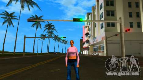 White Girl With Pink Shirt para GTA Vice City