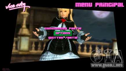 Marie Rose DOA Menu 3 para GTA Vice City