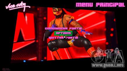 Rey Mysterio WWE2K22 Menu para GTA Vice City