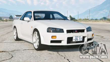 Nissan Skyline GT-R V-spec II (BNR34) 2000〡add-on para GTA 5