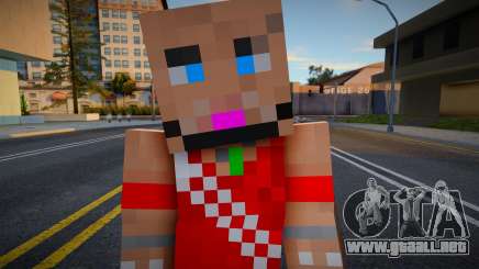 Steve Body Skin v38 para GTA San Andreas