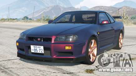 Nissan Skyline GT-R V-spec II (BNR34) 2000〡add-on para GTA 5