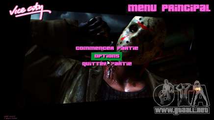 Jason Voorhees Menu 1 para GTA Vice City