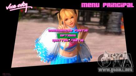 Marie Rose DOA Menu 1 para GTA Vice City