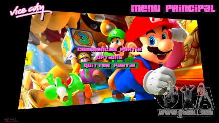 Super Mario HD Menu para GTA Vice City