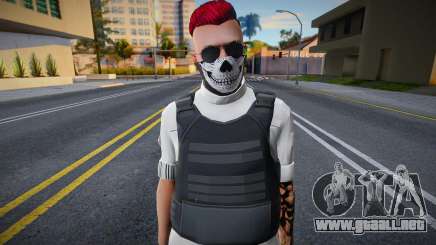 White Gang Skin v1 para GTA San Andreas