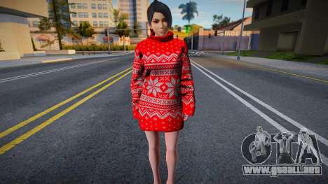 Momiji Baggy Sweater Christmas para GTA San Andreas