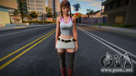 Hitomi White Skirt para GTA San Andreas