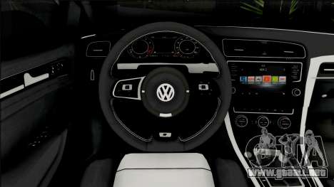 Volkswagen Golf R 7.5 para GTA San Andreas
