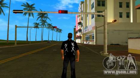 Dragon Shirt Black para GTA Vice City