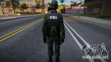 FBI con máscaras antigás para GTA San Andreas