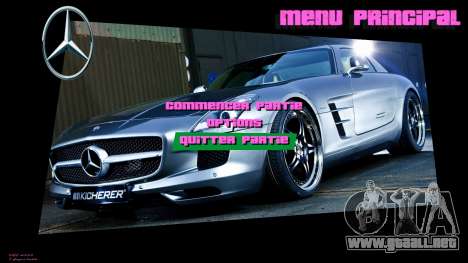 Mercedes-Benz Menu 5 para GTA Vice City