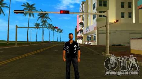 Dragon Shirt Black para GTA Vice City