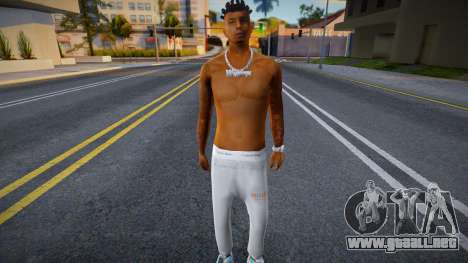 Shirtless Homie para GTA San Andreas
