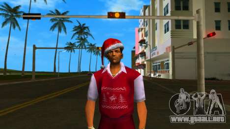Disfraz navideño de Tommy Vercetti para GTA Vice City