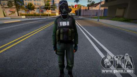 FBI con máscaras antigás para GTA San Andreas