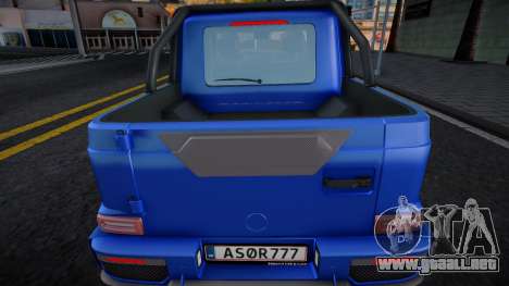 Mercedes - Benz G63 Pickup para GTA San Andreas