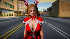 DOAXFC Tina Armstrong - FC Christmas Dress v1 para GTA San Andreas