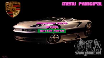 Porsche Menu para GTA Vice City