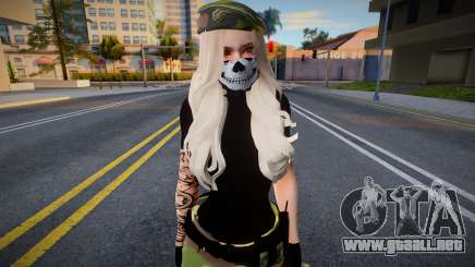 Girl Soldier para GTA San Andreas